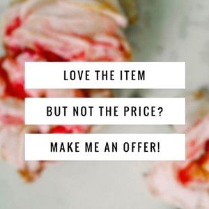 Feel free to make an offer